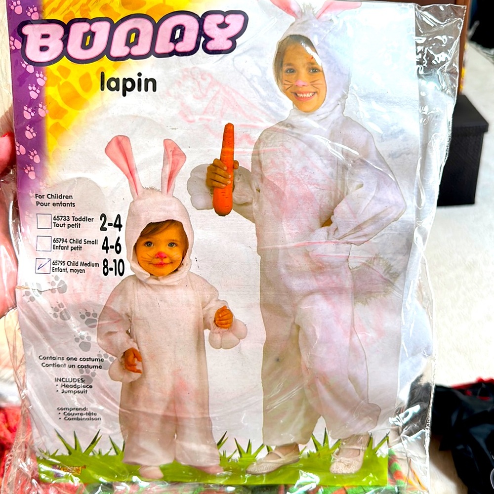 Bunny costume size 8-10